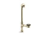 Iron Works® Decorative 1-1/2" adjustable pop-up bath drain for 5' whirlpool with tailpiece