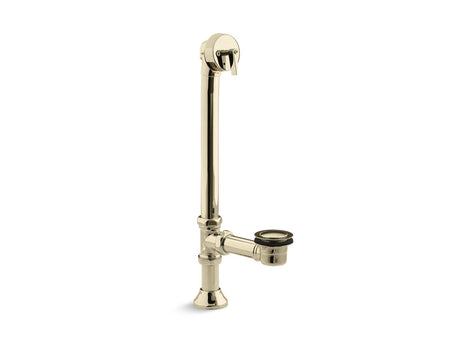 Iron Works® Decorative 1-1/2" adjustable pop-up bath drain for 5' whirlpool with tailpiece