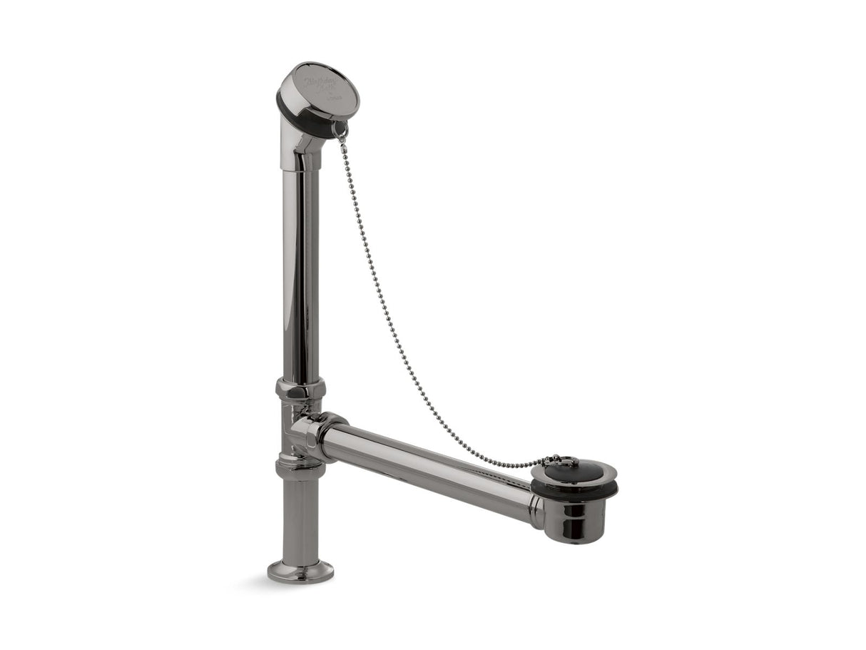 Antique Bath drain, chain and rubber stopper