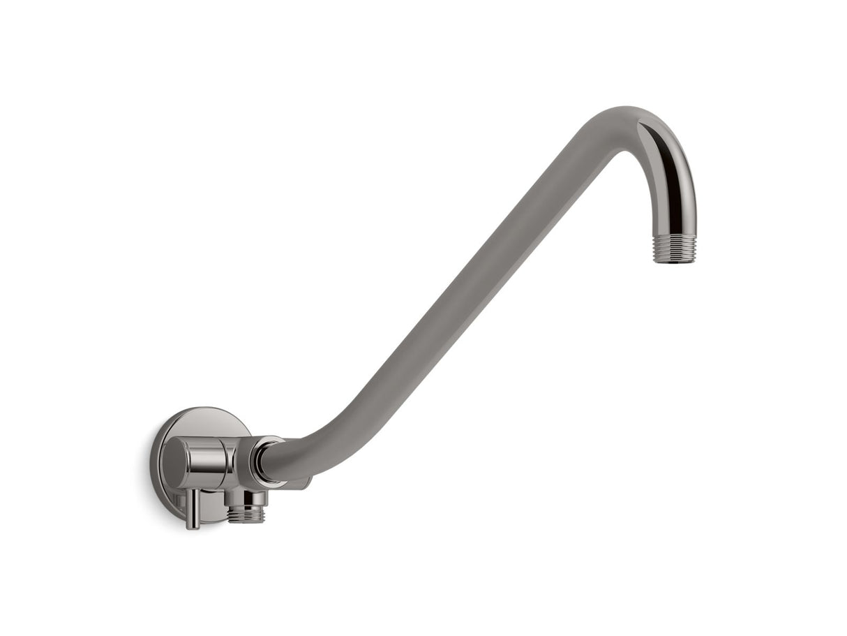Gooseneck Rainhead arm with 2-way diverter