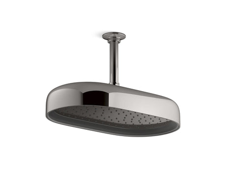 Statement® Oblong 14" single-function rainhead, 2.5 gpm