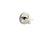 Composed® MasterShower® volume control valve trim with cross handle