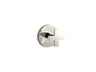 Composed® MasterShower® volume control valve trim with cross handle