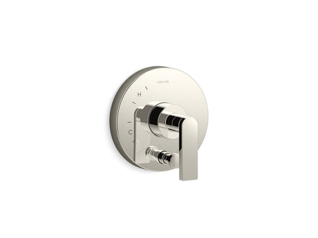 Composed® Rite-Temp® valve trim with push-button diverter and lever handle