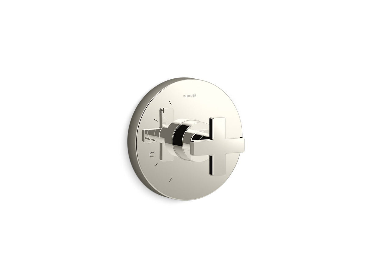 Composed® Rite-Temp® valve trim with cross handle