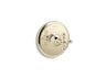 Artifacts® MasterShower® temperature control valve trim with cross handle