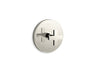 Composed® MasterShower® temperature control valve trim with cross handle