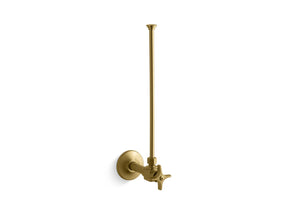 3/8" NPT angle supply with stop and annealed vertical tube