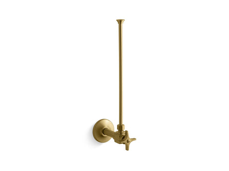 3/8" NPT angle supply with stop and annealed vertical tube