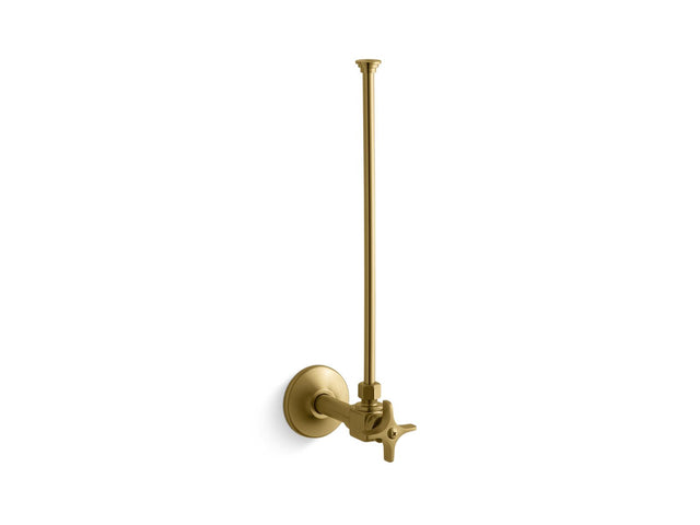3/8" NPT angle supply with stop and annealed vertical tube