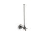 3/8" NPT angle supply with stop and annealed vertical tube