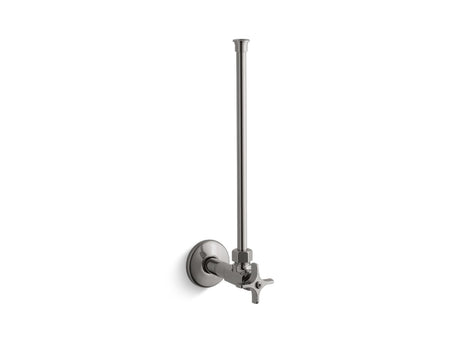 1/2" NPT angle supply with stop with cross handle and annealed vertical tube