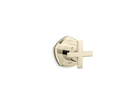 Occasion® MasterShower® volume control valve trim with cross handle