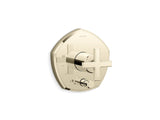 Occasion® Rite-Temp® valve trim with push-button diverter and cross handle
