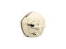 Occasion® Rite-Temp® valve trim with push-button diverter and cross handle