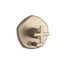 Occasion® Rite-Temp® valve trim with push-button diverter and cross handle