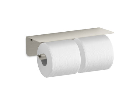 Kumin™ Covered double toilet paper holder