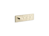 Anthem® Three-outlet recessed mechanical thermostatic valve control
