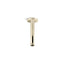 Statement® 6" ceiling-mount single-function rainhead arm and flange