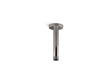 Statement® 6" ceiling-mount single-function rainhead arm and flange