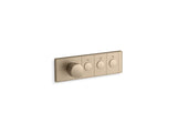 Anthem® Three-outlet recessed mechanical thermostatic valve control
