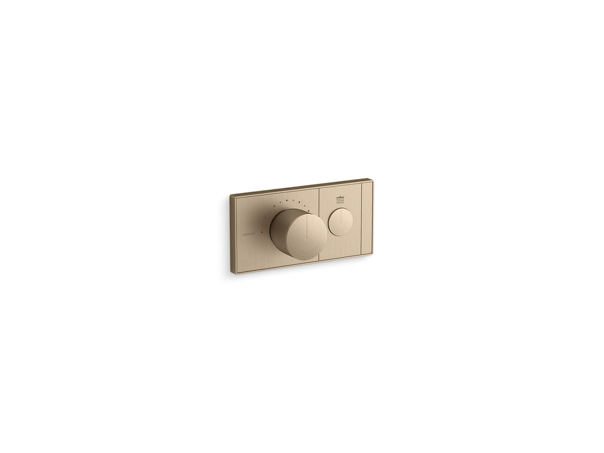 Anthem® One-outlet recessed mechanical thermostatic valve control