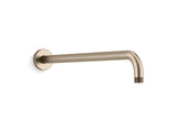 Statement® 19" wall-mount single-function rainhead arm and flange