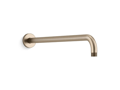 Statement® 19" wall-mount single-function rainhead arm and flange