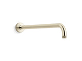 Statement® 19" wall-mount single-function rainhead arm and flange