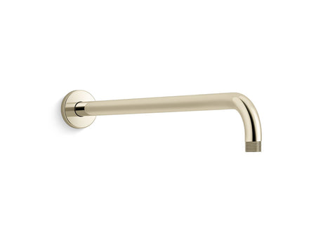 Statement® 19" wall-mount single-function rainhead arm and flange