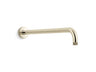 Statement® 19" wall-mount single-function rainhead arm and flange