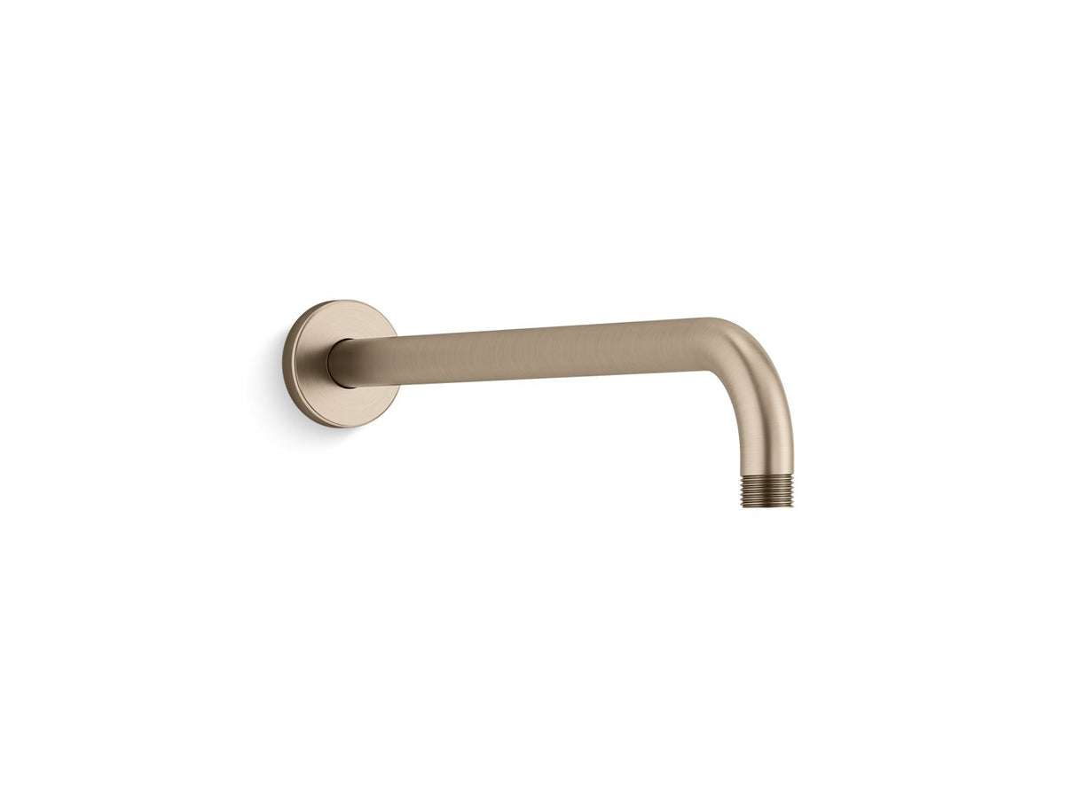 Statement® 15-1/2" wall-mount single-function rainhead arm and flange