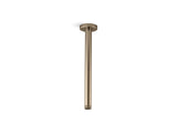 Statement® 12" ceiling-mount single-function rainhead arm and flange