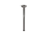 Statement® 12" ceiling-mount single-function rainhead arm and flange