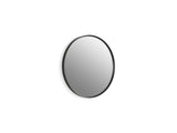 Essential 22" round framed mirror