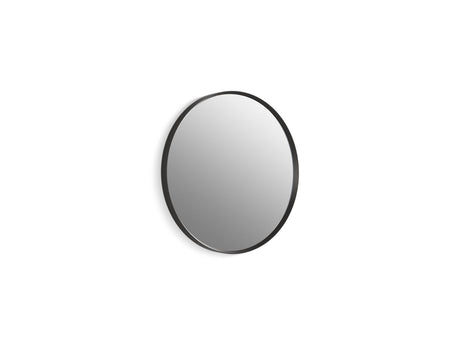 Essential 22" round framed mirror