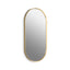 Essential 18" x 36" capsule framed mirror