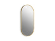 Essential 18" x 36" capsule framed mirror