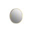 Essential 22" round framed mirror