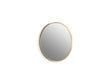 Essential 22" round framed mirror