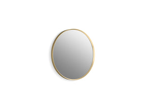 Essential 22" round framed mirror
