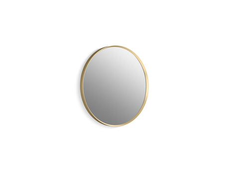 Essential 22" round framed mirror