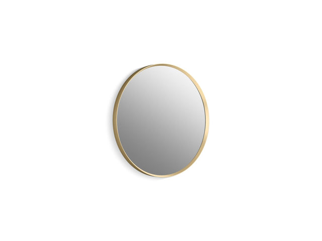 Essential 22" round framed mirror
