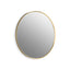 Essential 32" round framed mirror