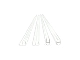 Sliding bath or shower door seal kit for 5/16"-thick glass
