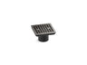 Clearflo Square brass tile-in shower drain (drain body not included)