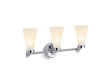 Simplice™ Three-light sconce