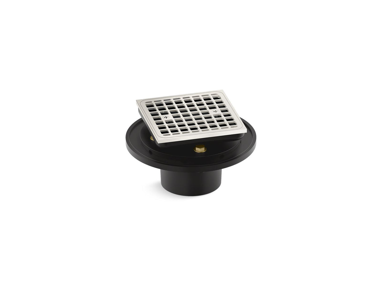 Clearflo Square brass tile-in shower drain