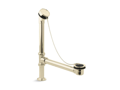 Antique Bath drain, chain and rubber stopper