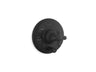 Artifacts® Rite-Temp® valve trim with push-button diverter and cross handle